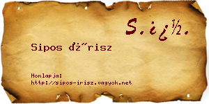 Sipos Írisz névjegykártya